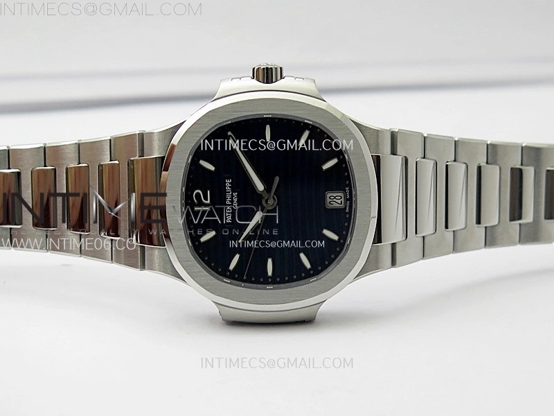 Nautilus 7118 New Version Ladies PPF 1:1 Best Edition Blue Dial on SS Bracelet A324 Super Clone