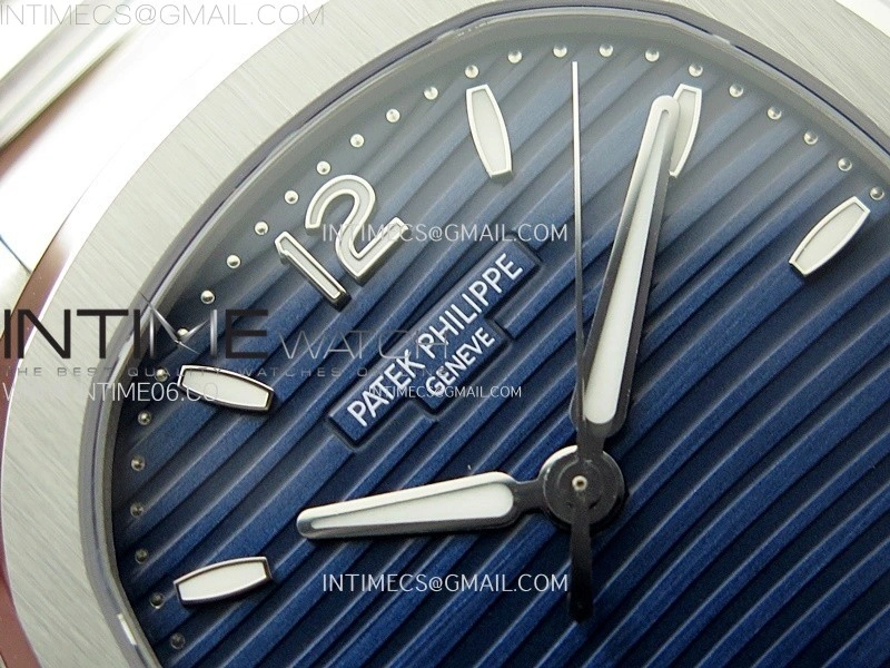 Nautilus 7118 New Version Ladies PPF 1:1 Best Edition Blue Dial on SS Bracelet A324 Super Clone