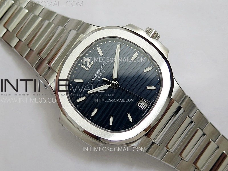 Nautilus 7118 New Version Ladies PPF 1:1 Best Edition Blue Dial on SS Bracelet A324 Super Clone