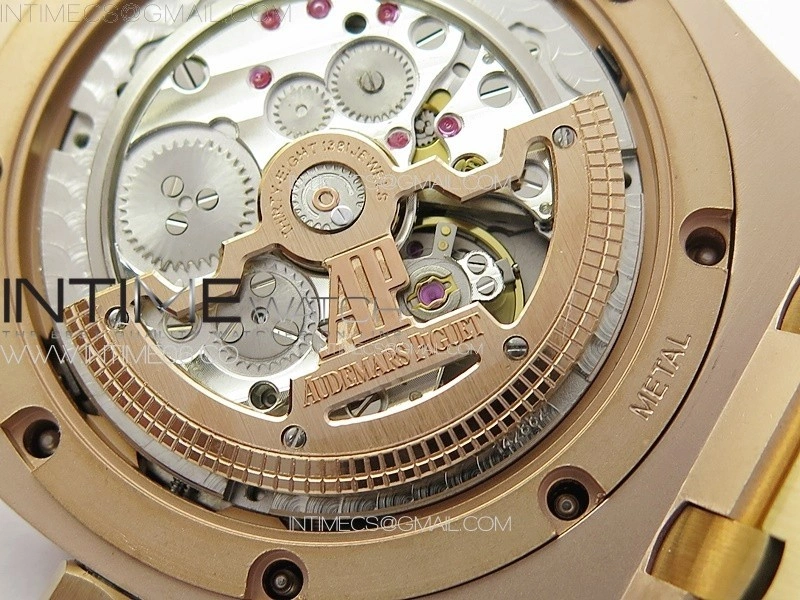 Royal Oak 41mm Complicated 26574 RG APSF1:1 Best Edition Blue Dial on RG Bracelet A5134