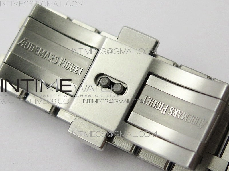 Royal Oak 41mm Complicated 26574 SS APSF1:1 Best Edition Blue Dial on SS Bracelet A5134