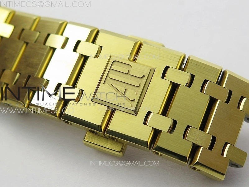 Royal Oak 41mm Complicated 26574 YG APSF1:1 Best Edition Blue Dial on YG Bracelet A5134