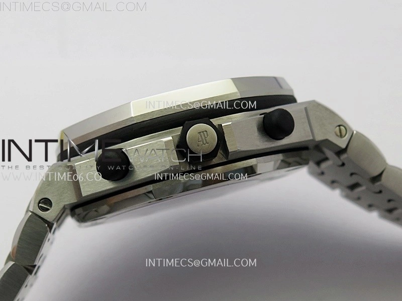 Royal Oak Offshore 42mm Panda SS TKF Best Edition White Black Dial on SS Bracelet A7750