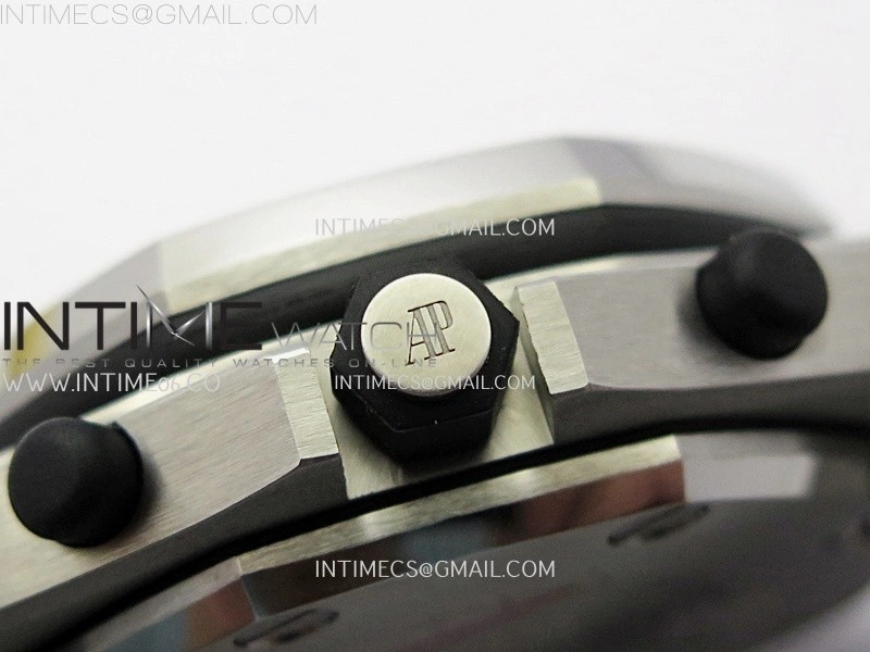 Royal Oak Offshore 42mm Panda SS TKF Best Edition White Black Dial on SS Bracelet A7750