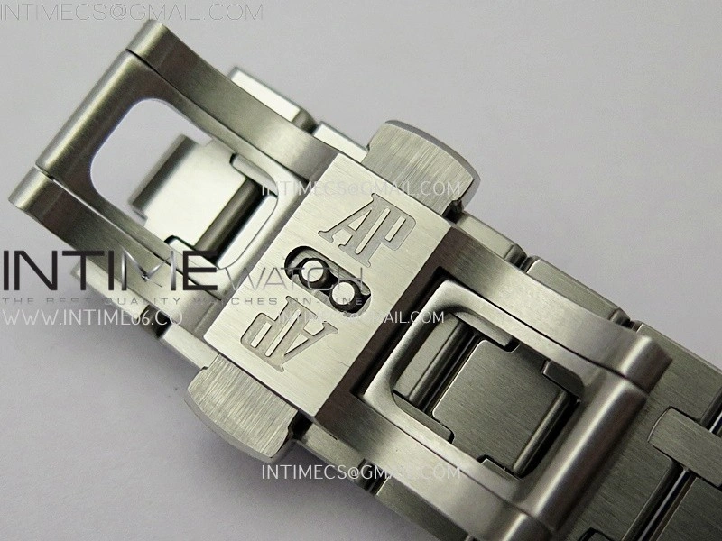 Royal Oak Offshore 42mm Panda SS TKF Best Edition White Black Dial on SS Bracelet A7750
