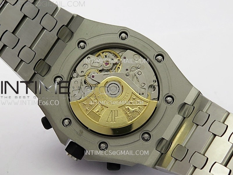 Royal Oak Offshore 42mm Panda SS TKF Best Edition White Black Dial on SS Bracelet A7750