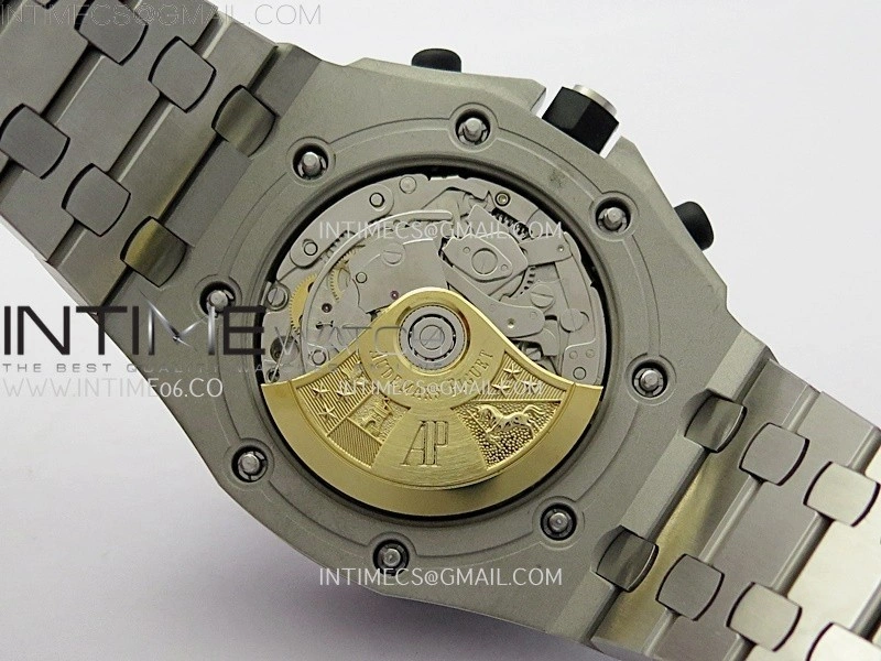 Royal Oak Offshore 42mm Panda SS TKF Best Edition White Black Dial on SS Bracelet A7750