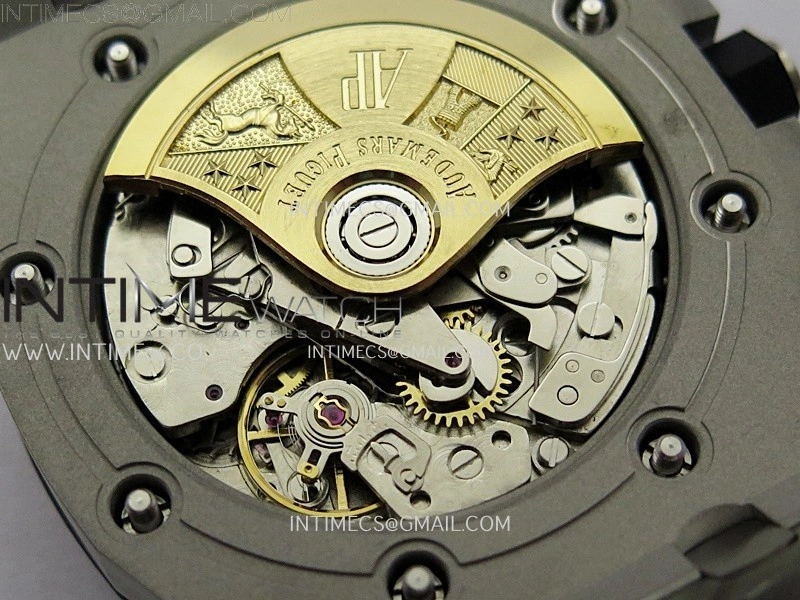 Royal Oak Offshore 42mm Panda SS TKF Best Edition White Black Dial on SS Bracelet A7750