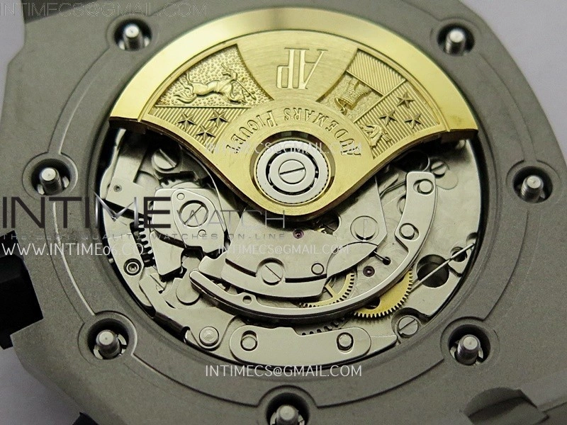 Royal Oak Offshore 42mm Panda SS TKF Best Edition White Black Dial on SS Bracelet A7750