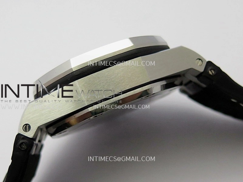 Royal Oak Offshore 42mm Panda TKF Best Edition White Dial on Black Leather Strap A7750