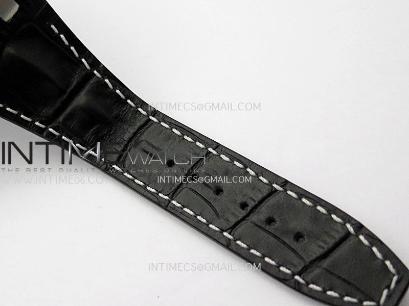 Royal Oak Offshore 42mm Panda TKF Best Edition White Dial on Black Leather Strap A7750