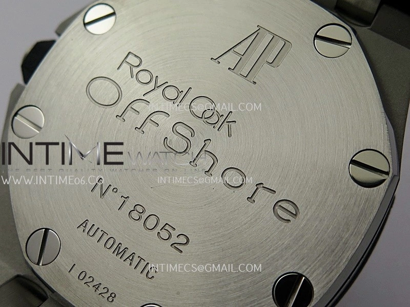 Royal Oak Offshore 42mm Panda TKF Best Edition White Dial on Black Leather Strap A7750