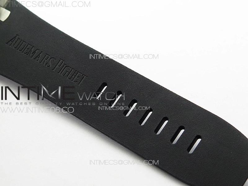 Royal Oak Offshore 44mm SS APSF 1:1 Best Edition White Dial on Black Rubber Strap A3126
