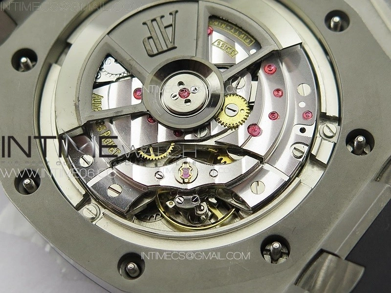 Royal Oak Offshore 44mm SS APSF 1:1 Best Edition White Dial on Black Rubber Strap A3126