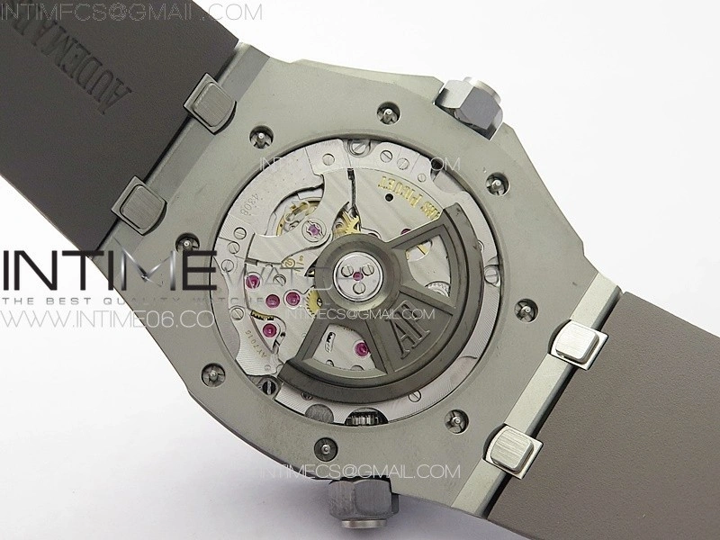 Royal Oak Offshore Diver 15720 ZF 1:1 Best Edition Gray Dial on Gray Rubber Strap A4308
