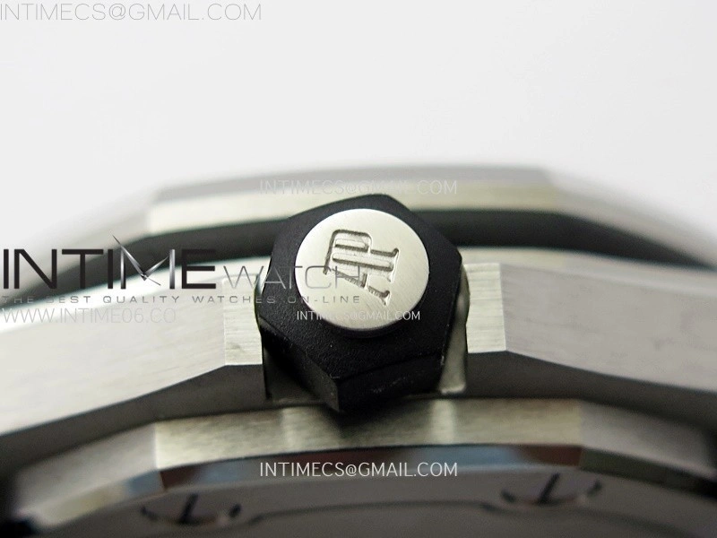 Royal Oak Offshore 15703 V2 ZF 1:1 Best Edition Black Dial on Rubber Strap 3120 Super Clone