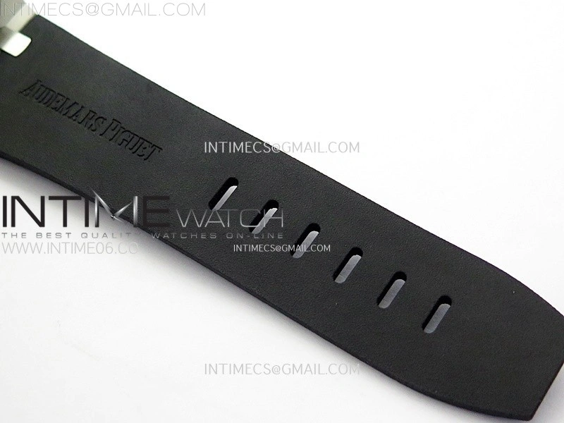 Royal Oak Offshore 15703 V2 ZF 1:1 Best Edition Black Dial on Rubber Strap 3120 Super Clone