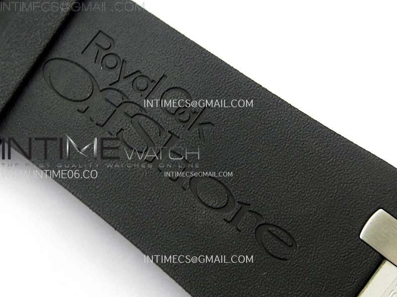 Royal Oak Offshore 15703 V2 ZF 1:1 Best Edition Black Dial on Rubber Strap 3120 Super Clone