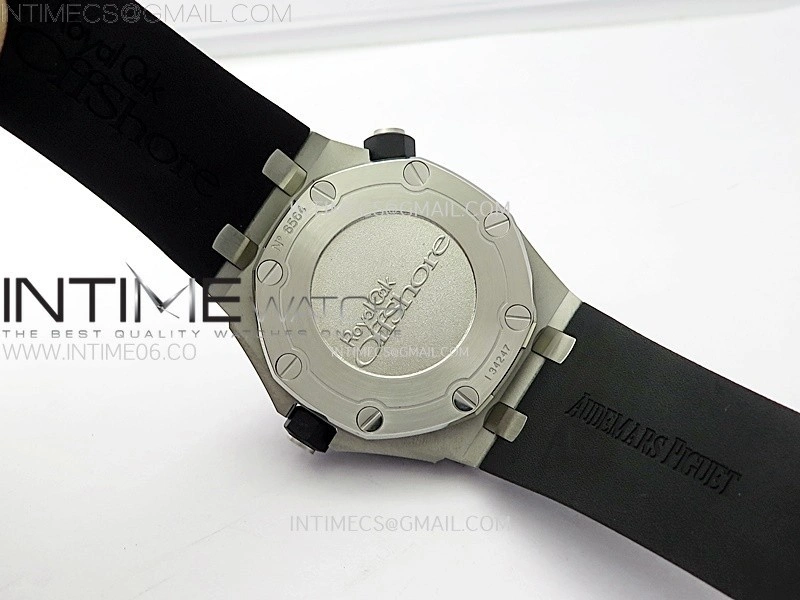 Royal Oak Offshore 15703 V2 ZF 1:1 Best Edition Black Dial on Rubber Strap 3120 Super Clone