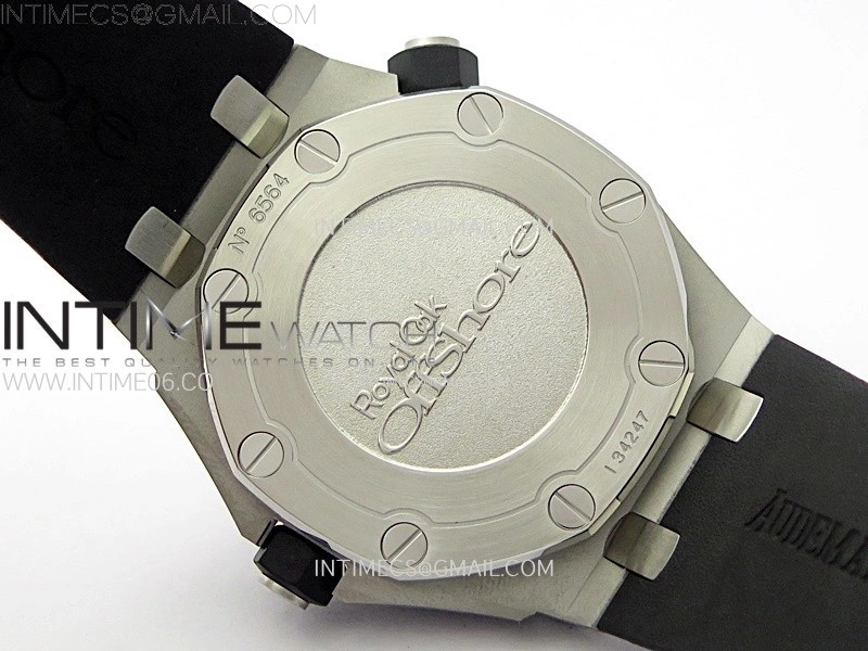 Royal Oak Offshore 15703 V2 ZF 1:1 Best Edition Black Dial on Rubber Strap 3120 Super Clone