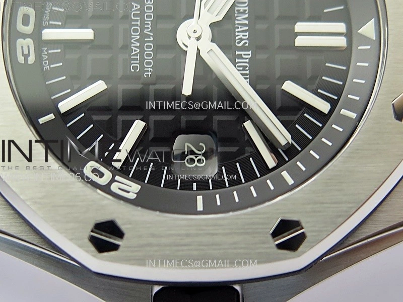 Royal Oak Offshore 15710 ZF 1:1 Best Edition Black Dial on Rubber Strap 3120 Super Clone V2