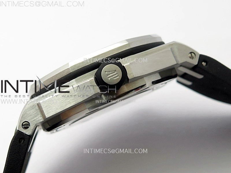 Royal Oak Offshore 15710 ZF 1:1 Best Edition Black Dial on Rubber Strap 3120 Super Clone V2