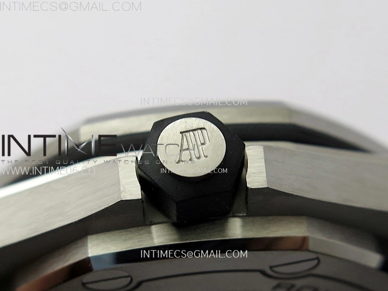 Royal Oak Offshore 15710 ZF 1:1 Best Edition Black Dial on Rubber Strap 3120 Super Clone V2