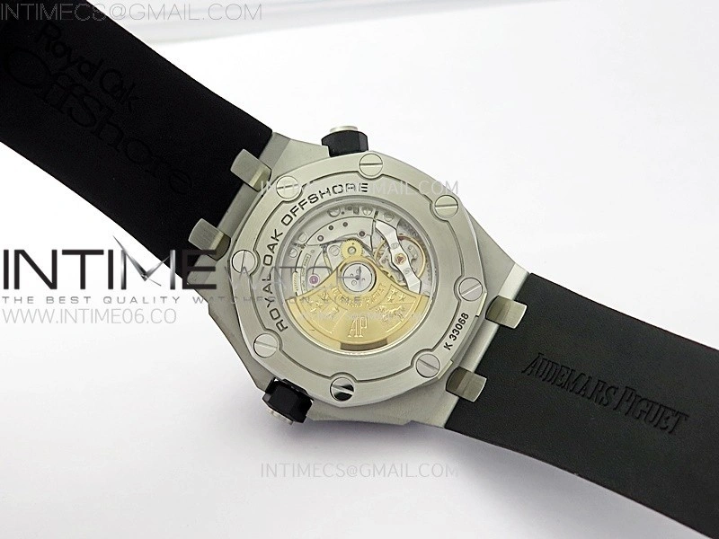 Royal Oak Offshore 15710 ZF 1:1 Best Edition Black Dial on Rubber Strap 3120 Super Clone V2
