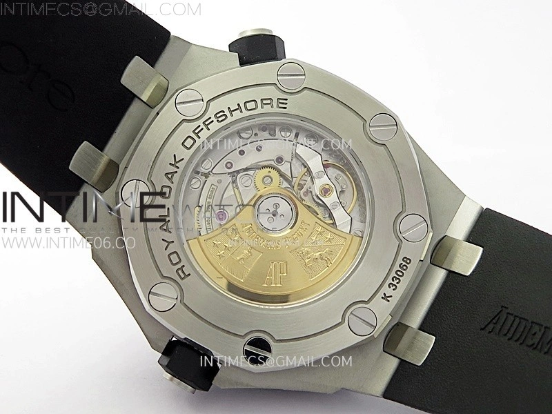 Royal Oak Offshore 15710 ZF 1:1 Best Edition Black Dial on Rubber Strap 3120 Super Clone V2