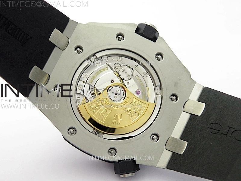 Royal Oak Offshore 15710 ZF 1:1 Best Edition Black Dial on Rubber Strap 3120 Super Clone V2