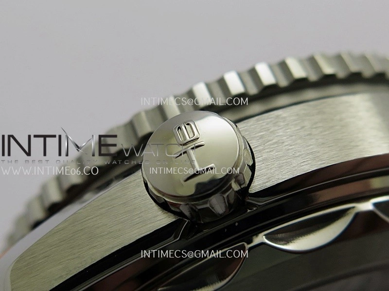Planet Ocean Master Chronometer Gray Orange Ceramic Bezel SS VRF 1:1 Best Edition Gray Dial On Gray Rubber Strap A9900