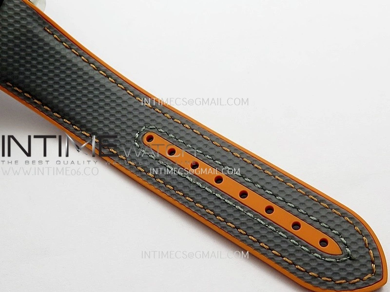 Planet Ocean Master Chronometer Gray Orange Ceramic Bezel SS VRF 1:1 Best Edition Gray Dial On Gray Rubber Strap A9900
