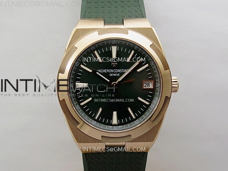 Overseas 4520V RG 8F Best Edition Green Dial On Green Rubber Strap A5100