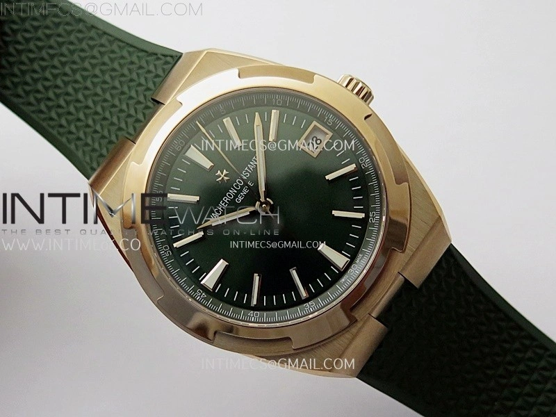 Overseas 4520V RG 8F Best Edition Green Dial On Green Rubber Strap A5100