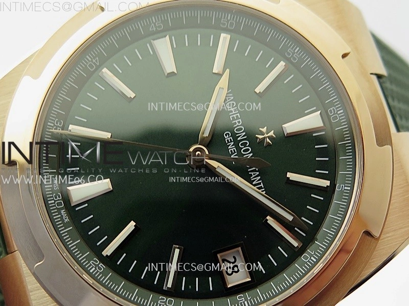 Overseas 4520V RG 8F Best Edition Green Dial On Green Rubber Strap A5100