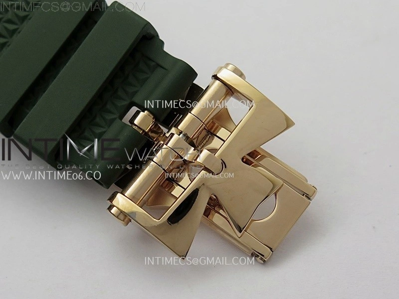 Overseas 4520V RG 8F Best Edition Green Dial On Green Rubber Strap A5100