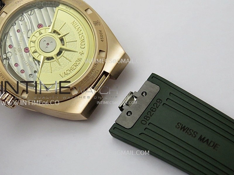 Overseas 4520V RG 8F Best Edition Green Dial On Green Rubber Strap A5100