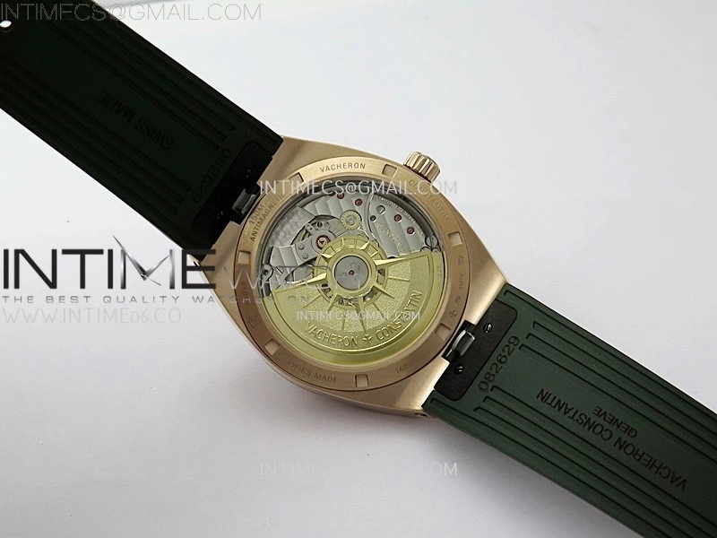 Overseas 4520V RG 8F Best Edition Green Dial On Green Rubber Strap A5100