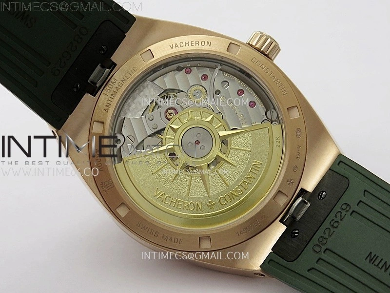Overseas 4520V RG 8F Best Edition Green Dial On Green Rubber Strap A5100