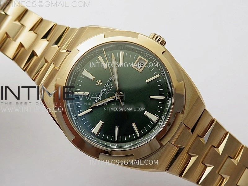 Overseas 4520V RG 8F Best Edition Green Dial on RG Bracelet A5100