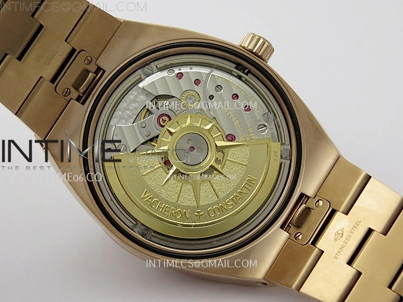 Overseas 4520V RG 8F Best Edition Green Dial on RG Bracelet A5100