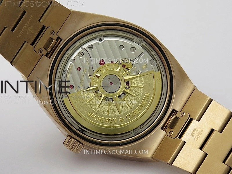 Overseas 4520V RG 8F Best Edition Green Dial on RG Bracelet A5100