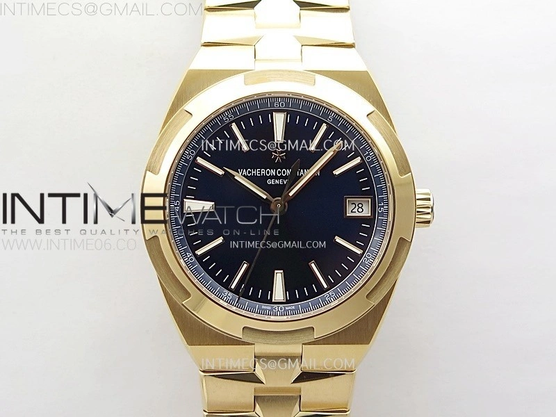 Overseas 4520V RG ZF 1:1 Best Edition Blue Dial on RG Bracelet A5100