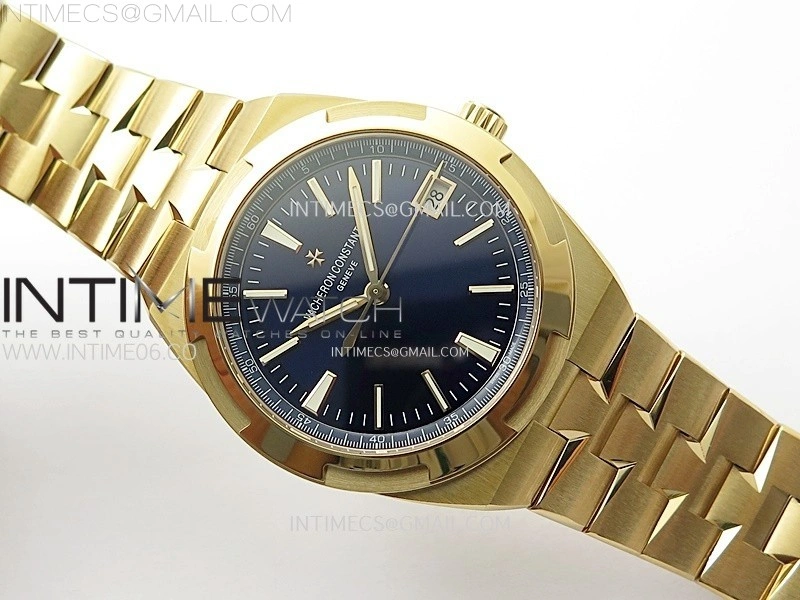 Overseas 4520V RG ZF 1:1 Best Edition Blue Dial on RG Bracelet A5100