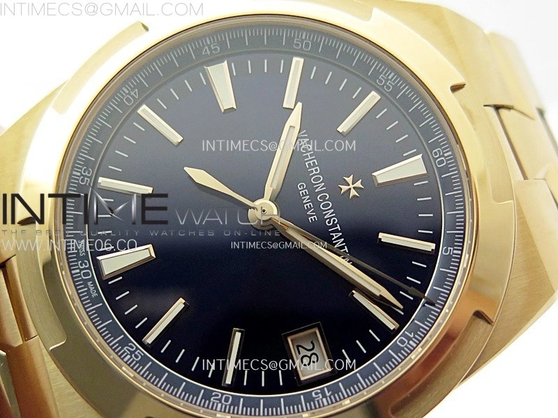 Overseas 4520V RG ZF 1:1 Best Edition Blue Dial on RG Bracelet A5100