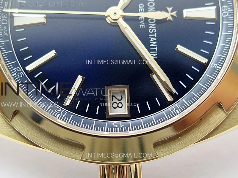 Overseas 4520V RG ZF 1:1 Best Edition Blue Dial on RG Bracelet A5100