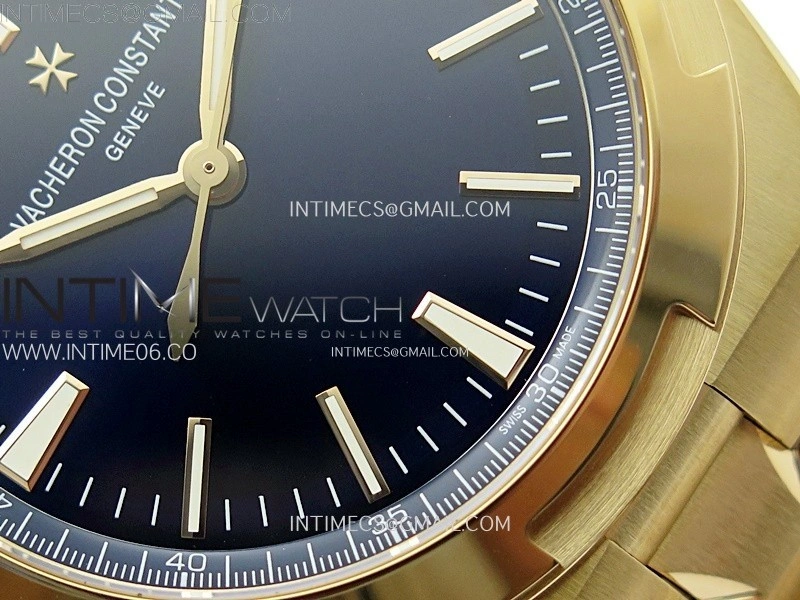 Overseas 4520V RG ZF 1:1 Best Edition Blue Dial on RG Bracelet A5100