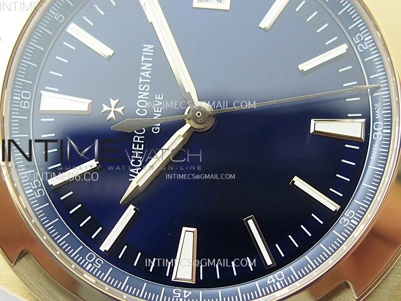 Overseas 4520V RG ZF 1:1 Best Edition Blue Dial on RG Bracelet A5100