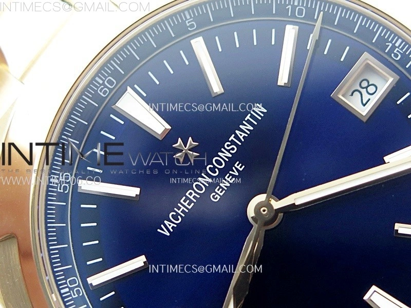 Overseas 4520V RG ZF 1:1 Best Edition Blue Dial on RG Bracelet A5100