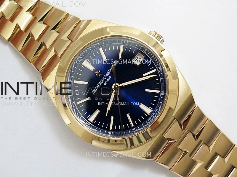 Overseas 4520V RG ZF 1:1 Best Edition Blue Dial on RG Bracelet A5100